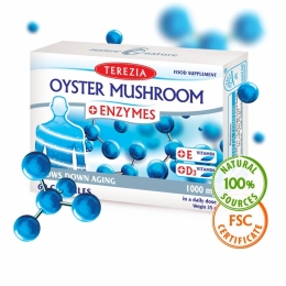 OYSTER MUSHROOM + ENZYMES 60 CAPSULES