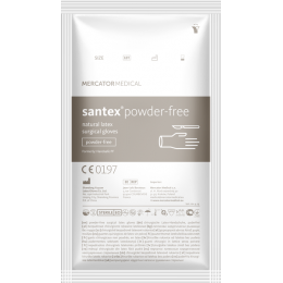 Gloves sterile Latex SANTEX SURGICAL powder free size 8,0 (L) 1 pair