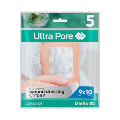 Medrull Ultra Pore Adhesive wound dressing Sterile Nr5 9x10