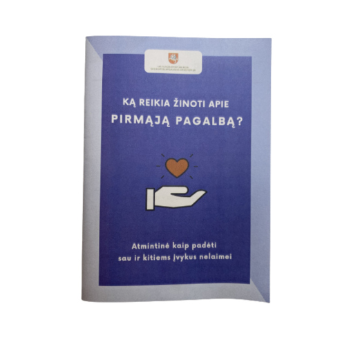 PIRMOSIOS PAGALBOS ATMINTINĖ instrukcija knygutė