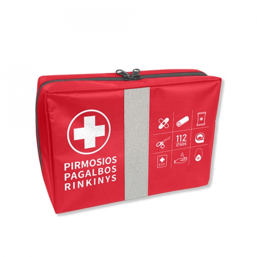FIRST AID KIT RED color BAG EMPTY